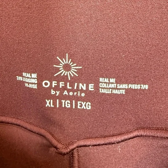 OFFLINE by Aerie Real Me High Waisted 7/8 Leggings - Picture 2 of 5